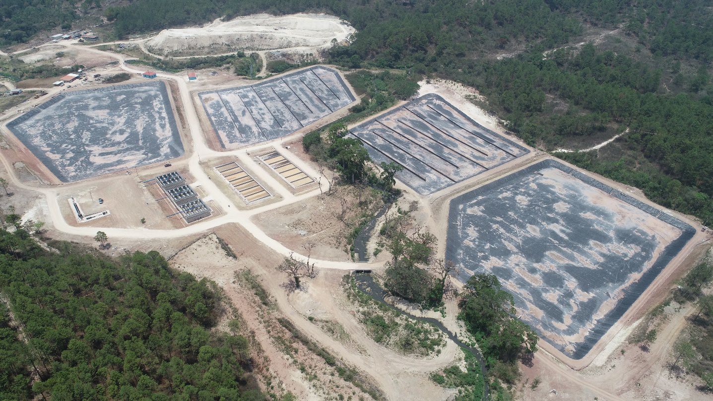 Fotografía de plantas de saneamiento