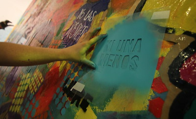 Graffiti de Ni una menos