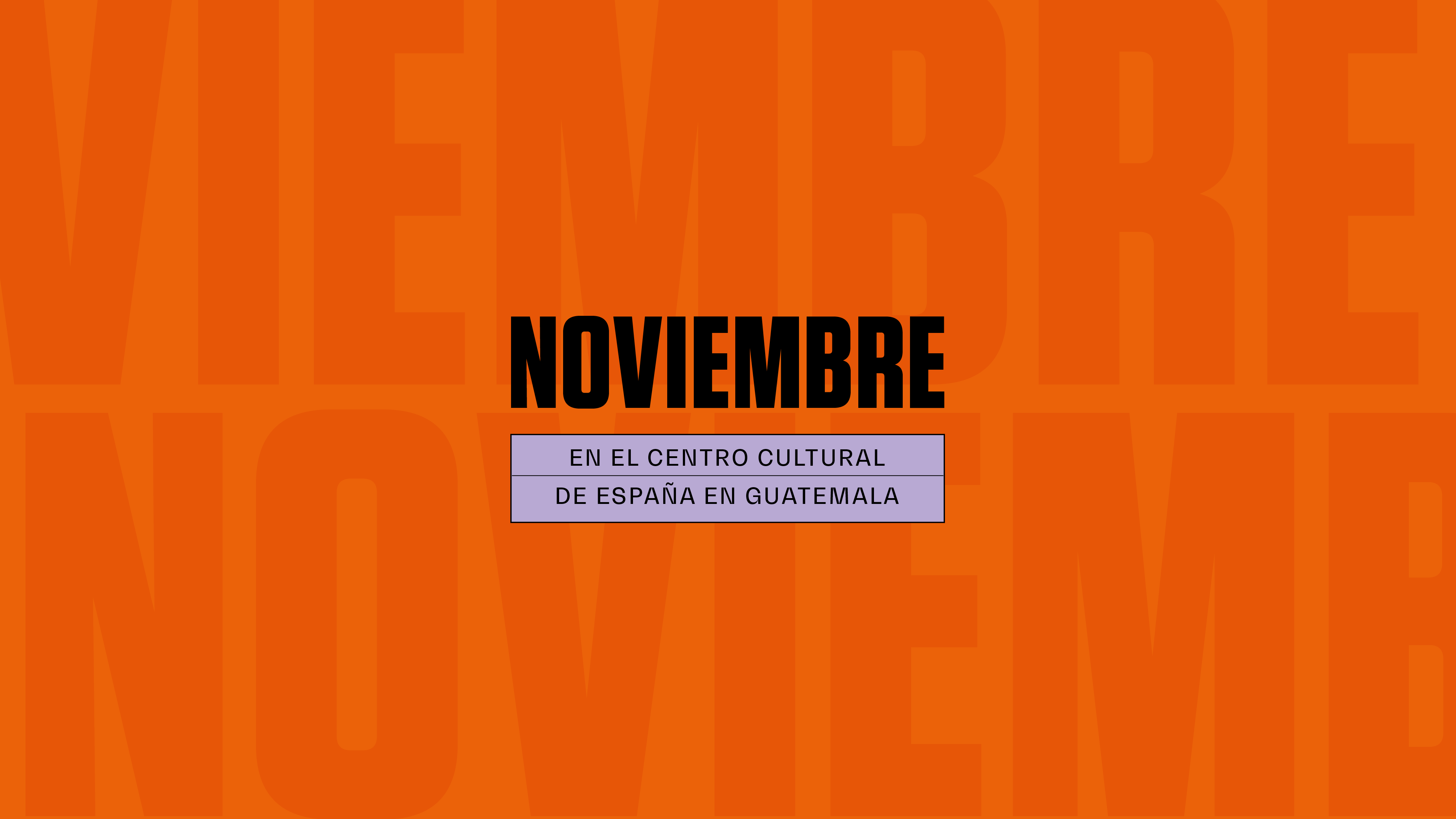 Noviembre en el Centro Cultural de Espaa