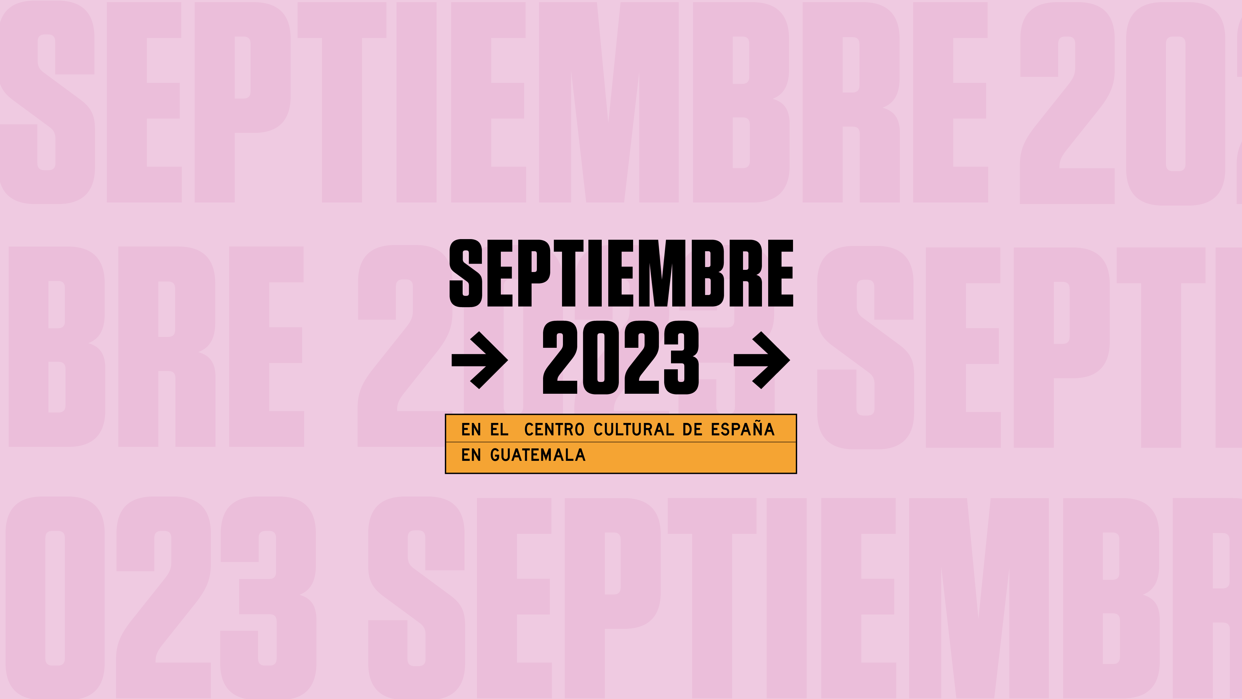 Septiembre en el Centro Cultural de Espaa