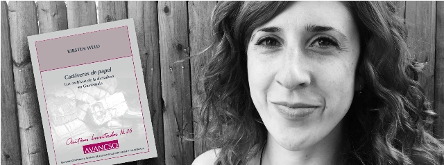 Presentacin del libro Cadveres de papel de Kirsten Weld