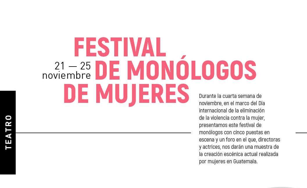 Festival de monlogos de mujeres