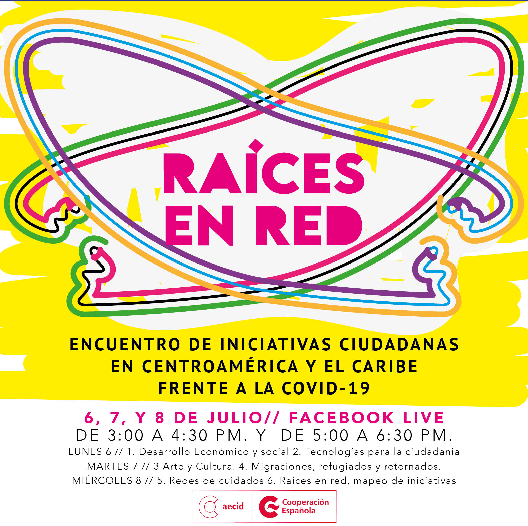 Races en Red Encuentro de iniciativas ciudadanas solidarias frente al COVID19 en Centroamrica y el Caribe