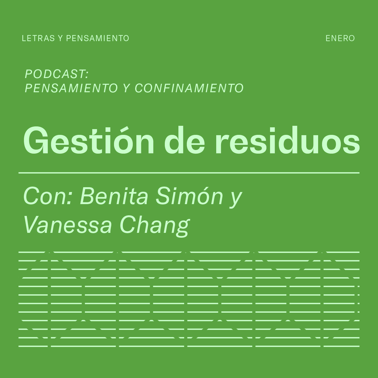 Podcast Pensamiento y confinamiento Gestin de residuos