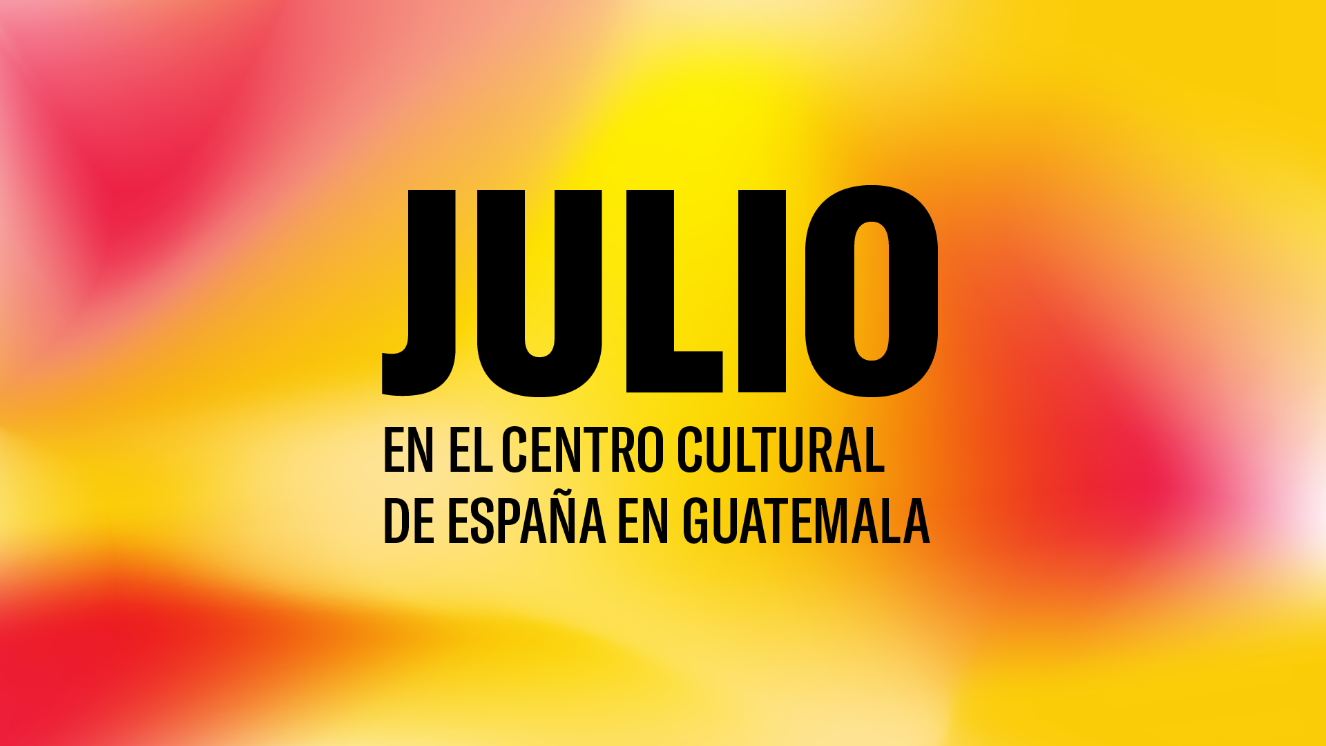 Julio en el Centro Cultural de Espaa en Guatemala