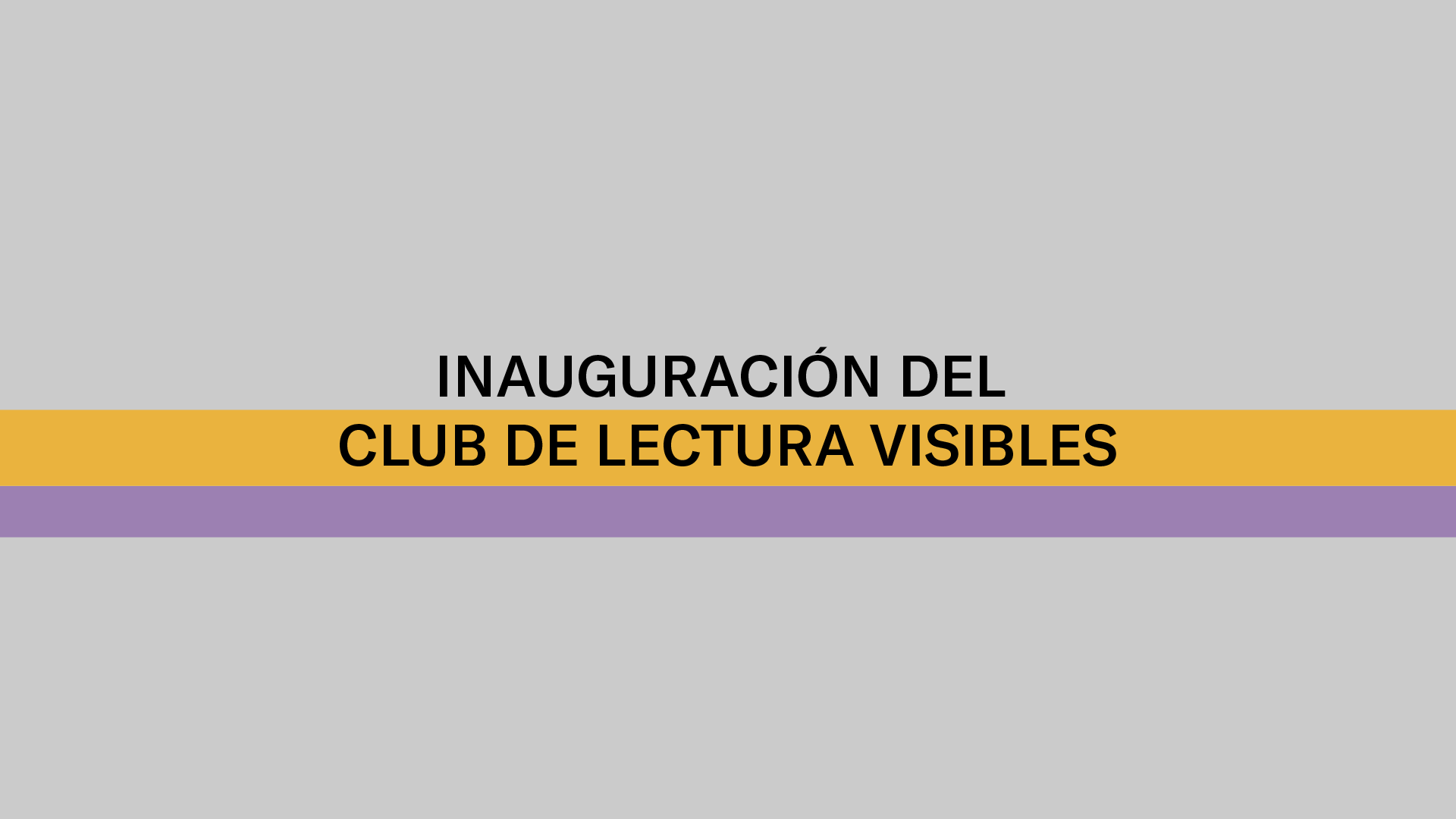 Club de lectura Visibles