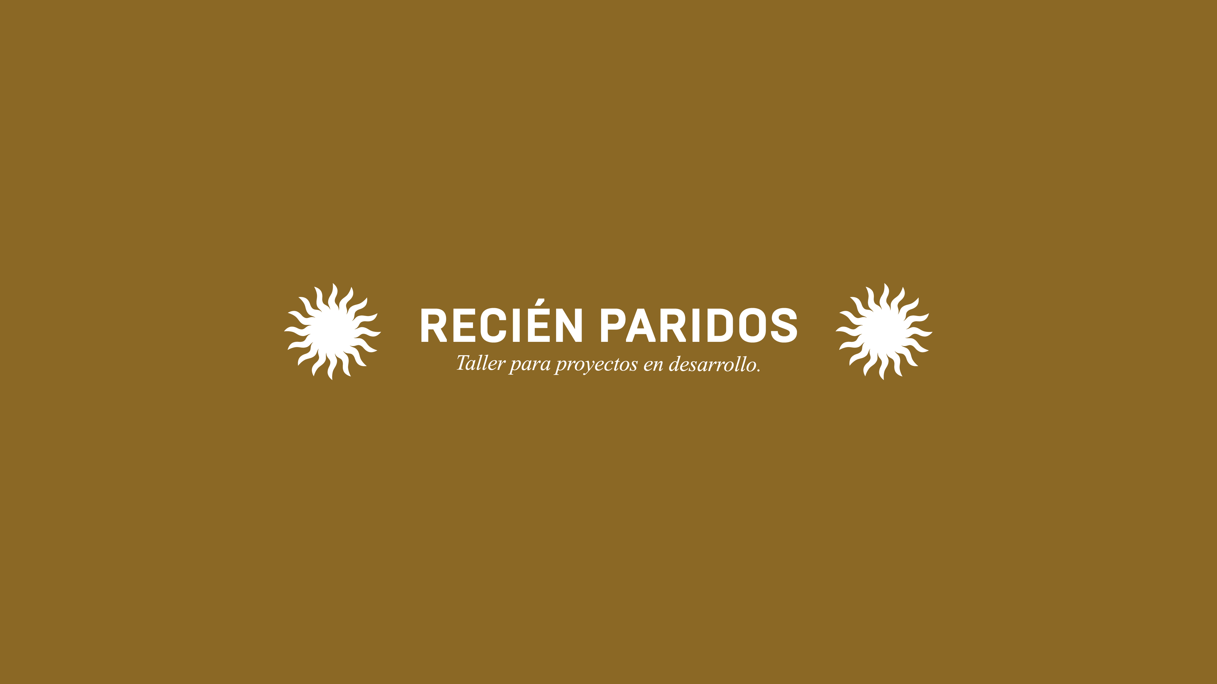 Recin Paridos Taller para proyectos en desarrollo
