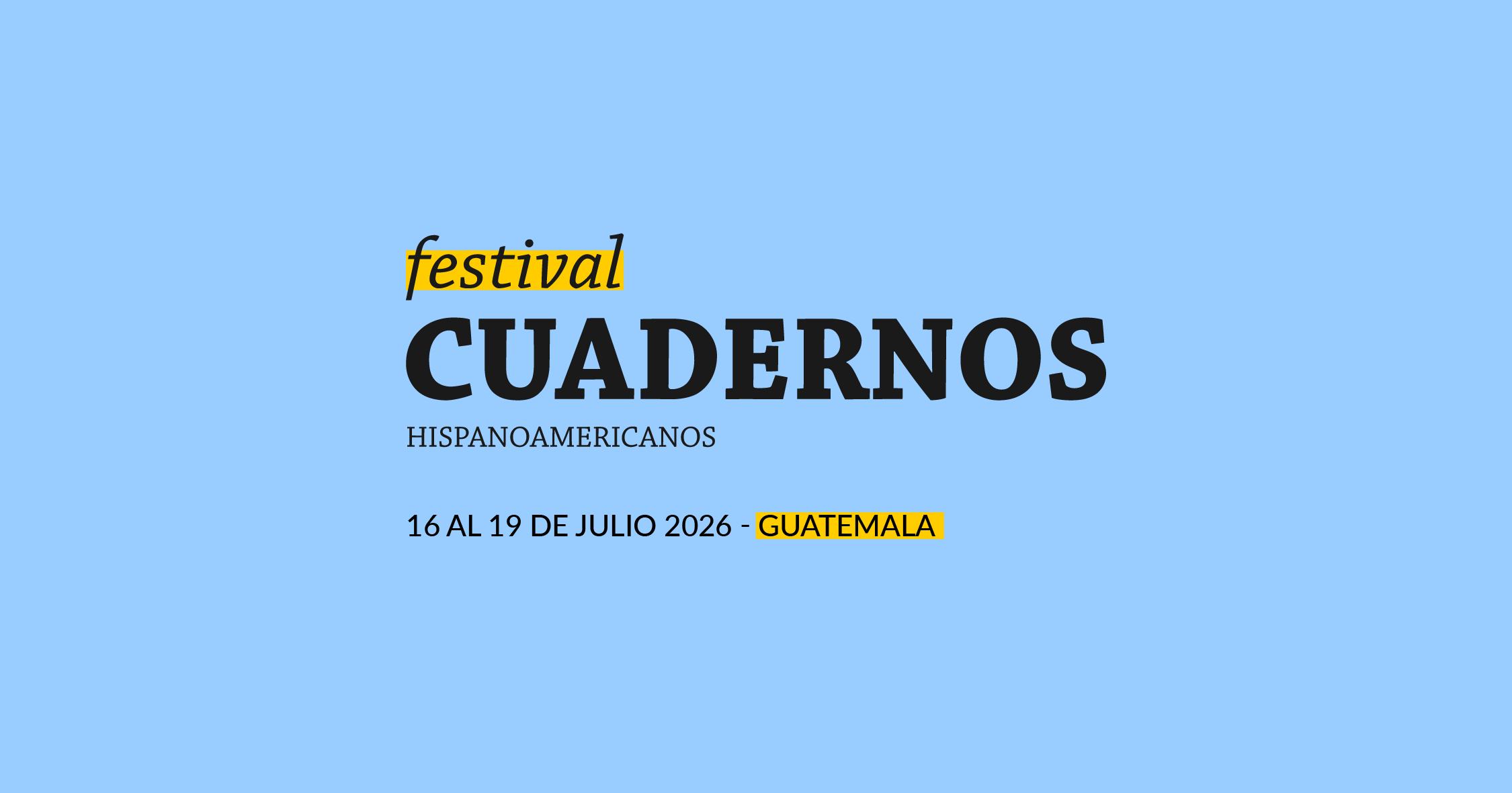 Autores participantes Festival Cuadernos Hispanoamericanos